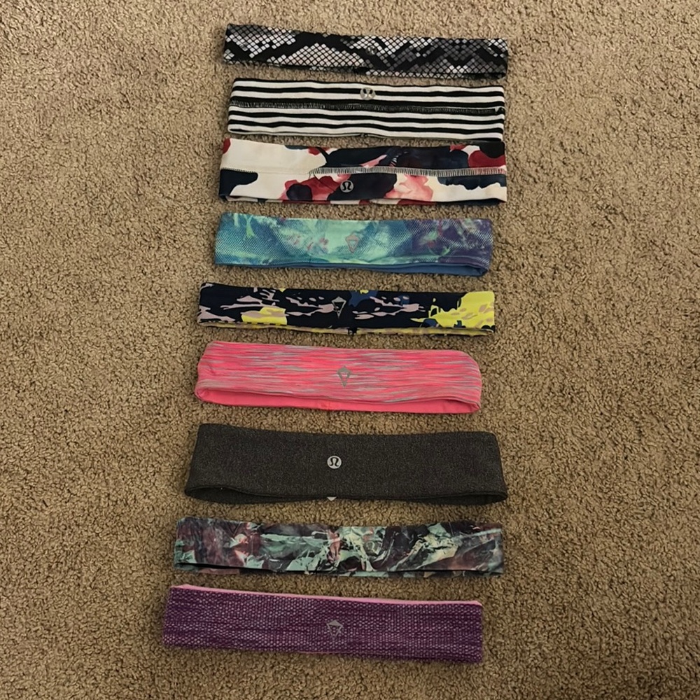 Lululemon + Ivivva Headband Set of 9